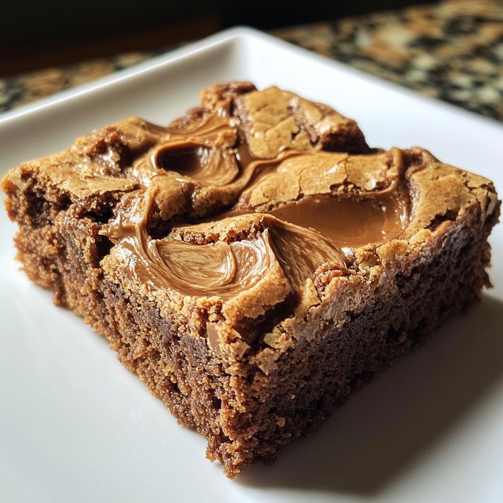 biscoff blondies - detail 1