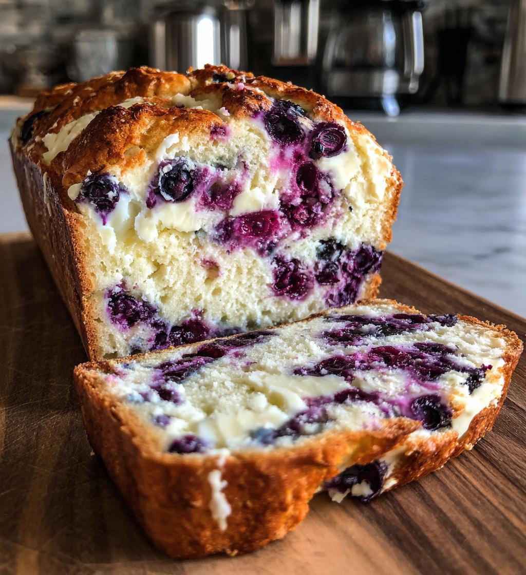 blueberry cream cheese bread