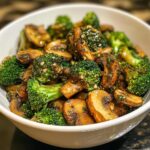 broccoli and mushroom stir fry