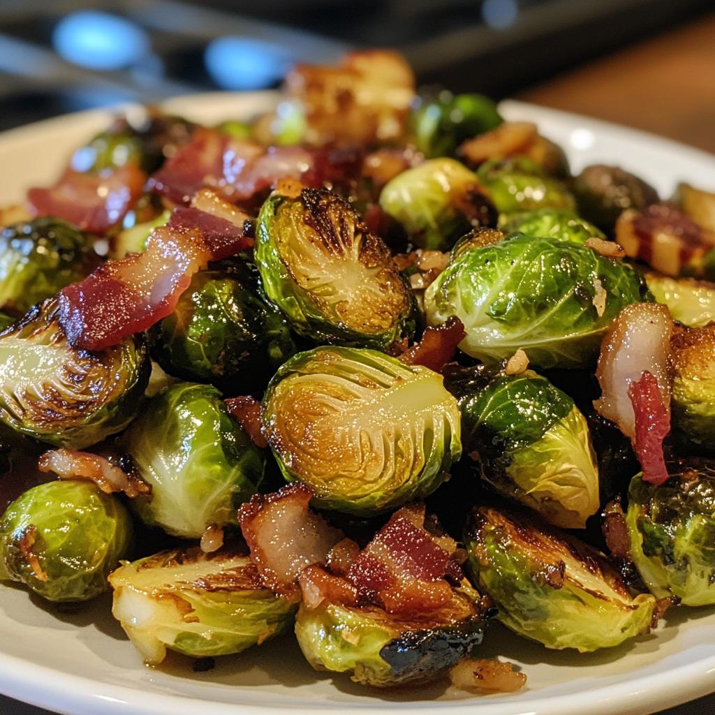 brussel sprout thanksgiving side - detail 1