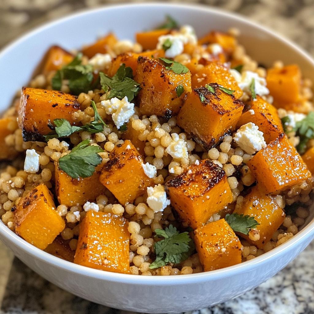 butternut couscous bowls with maple vinaigrette - detail 1