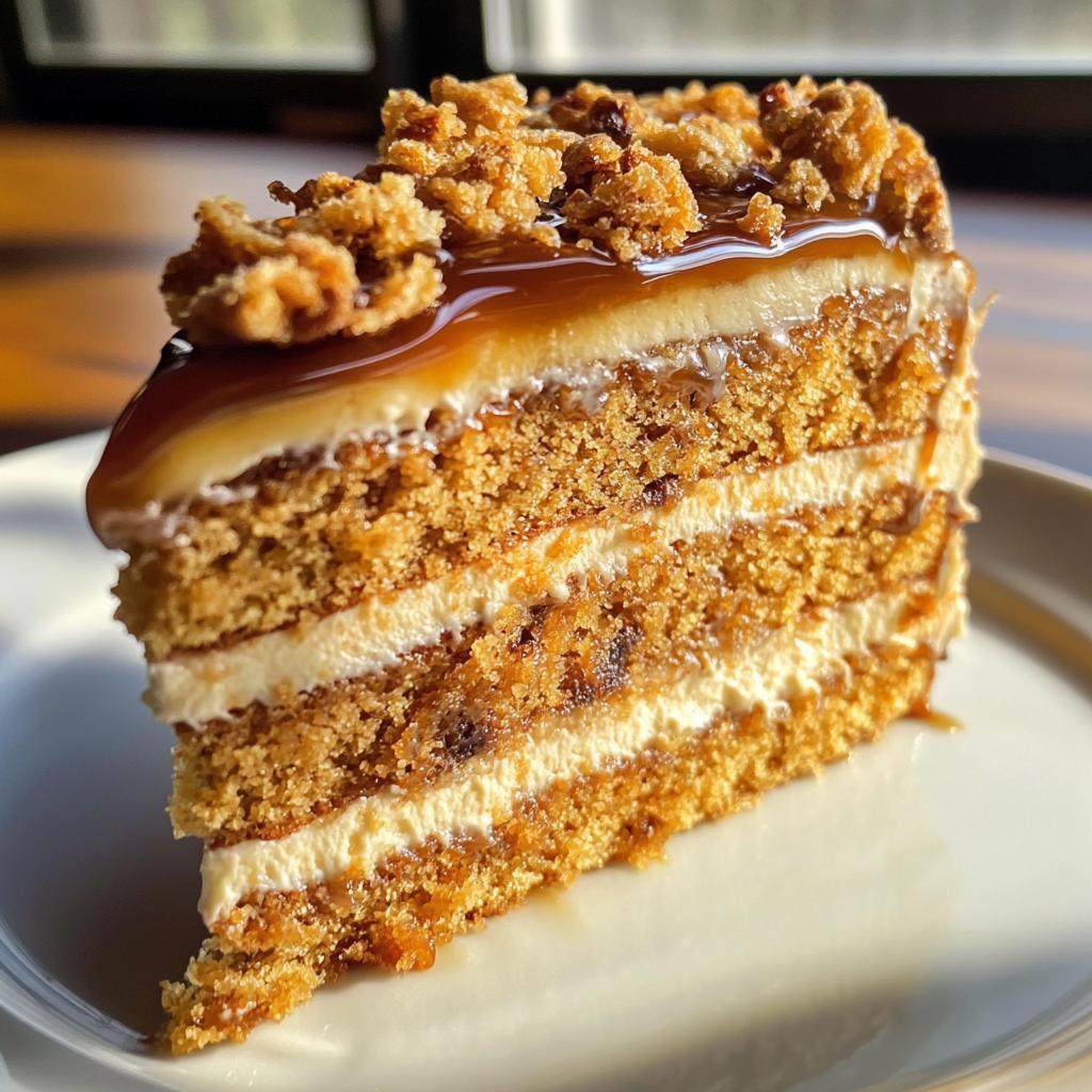 caramel toffee crunch cake