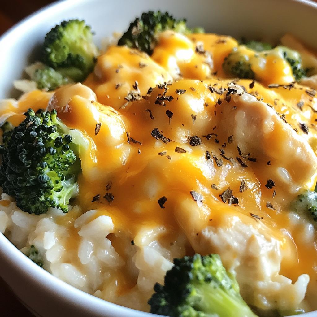 cheesy chicken broccoli rice