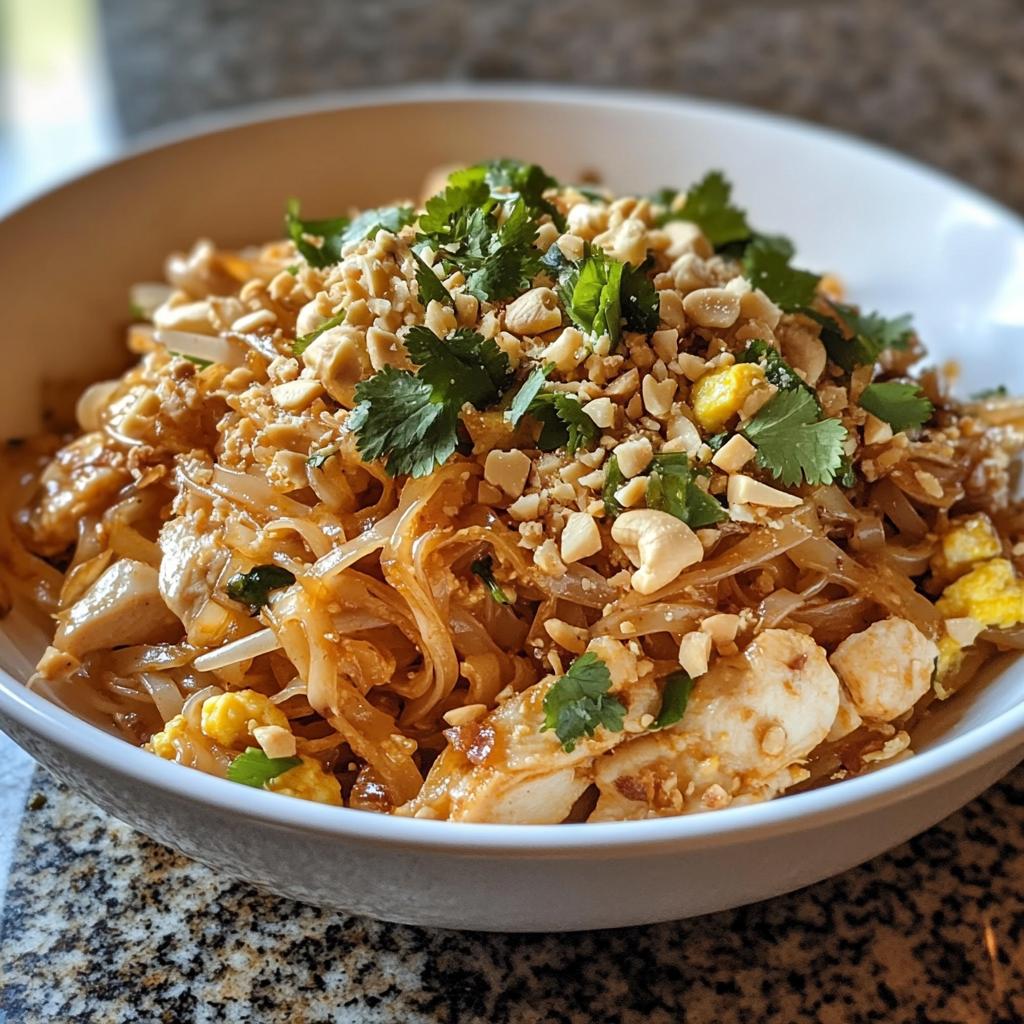 chicken pad thai - detail 1