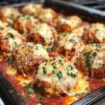 chicken parmesan meatballs