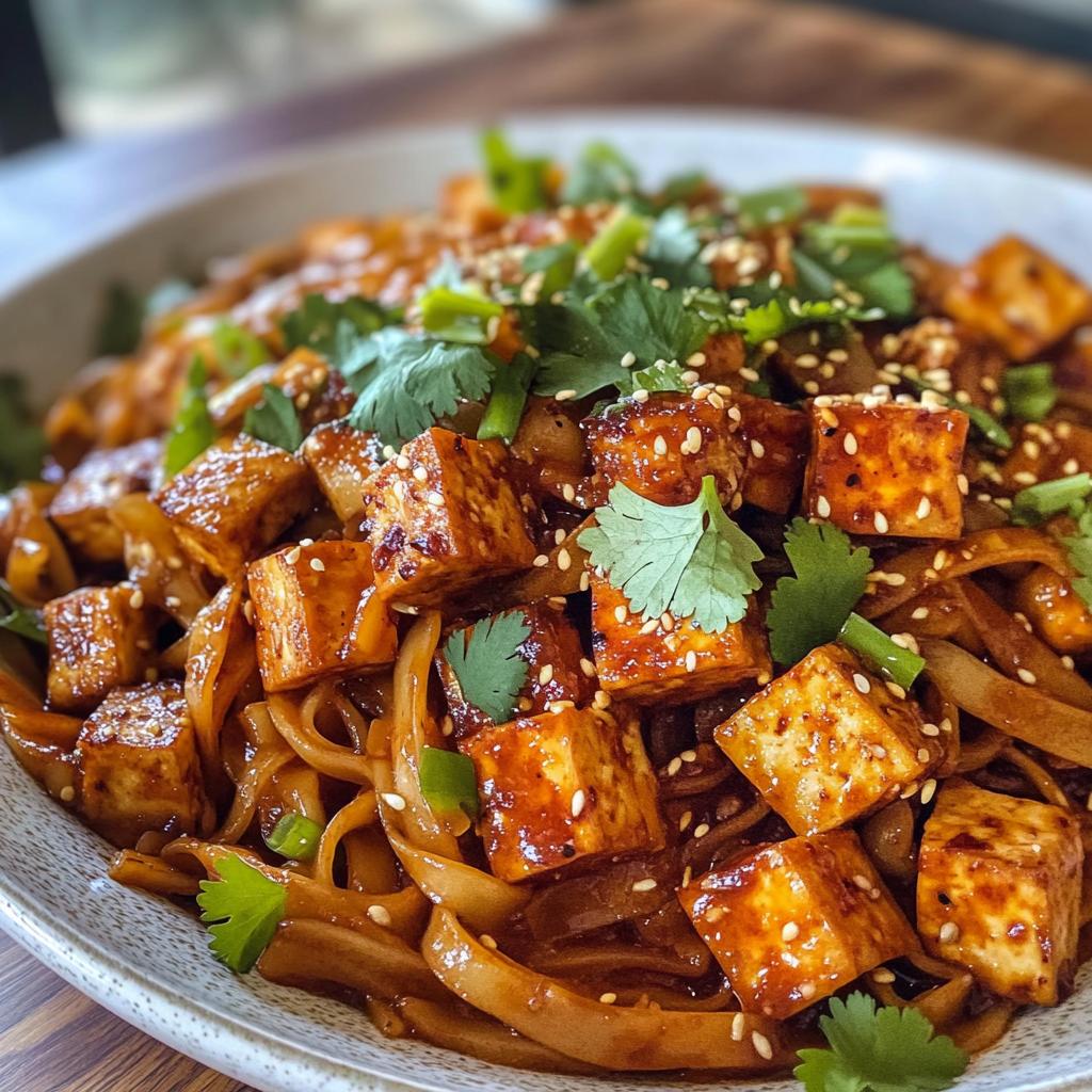 chilli tofu noodles