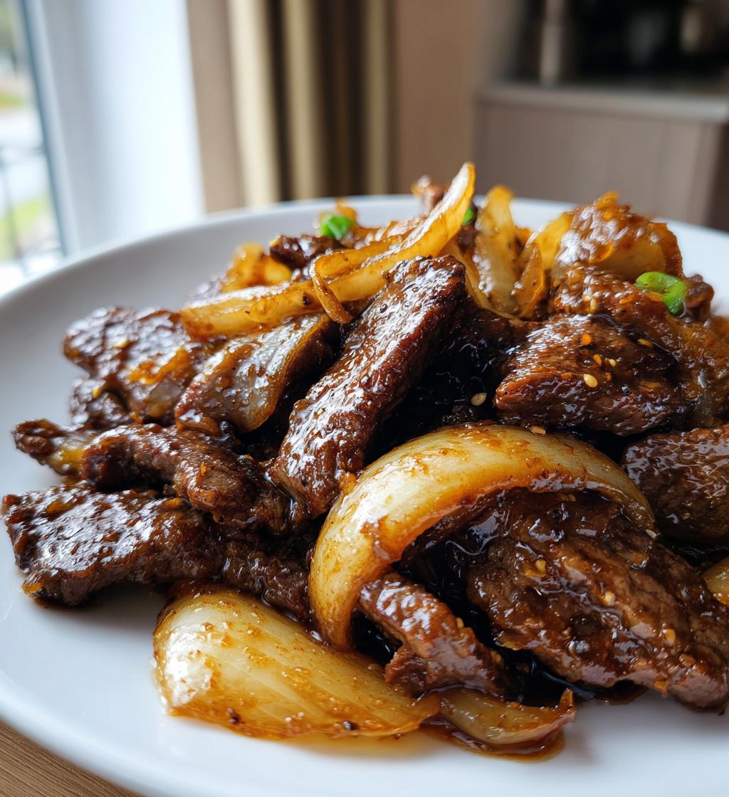 chinese pepper steak with onions