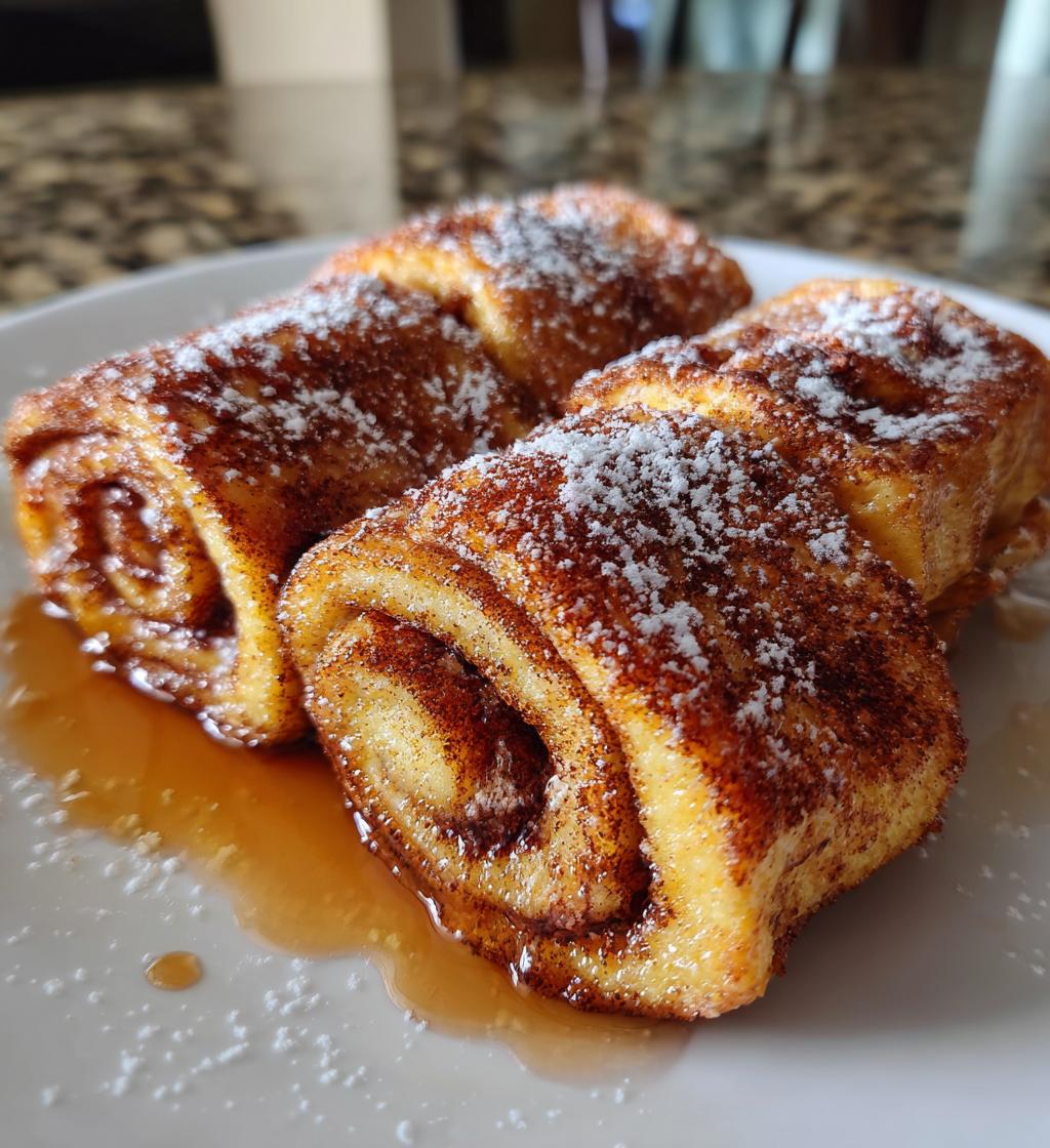 cinnamon roll french toast roll ups