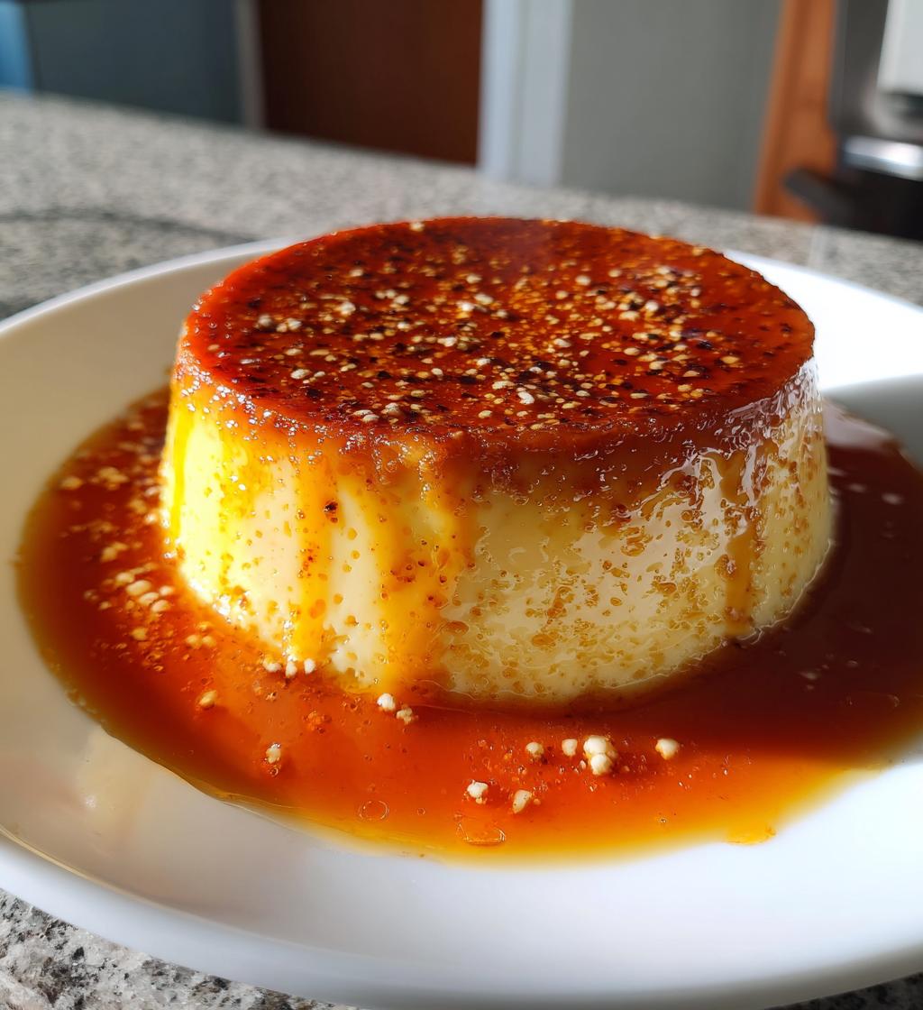 coconut caramel flan