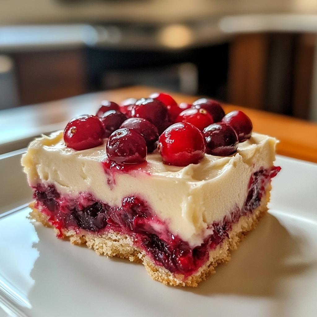 cranberry bars with cream cheese frosting recipe - detail 1