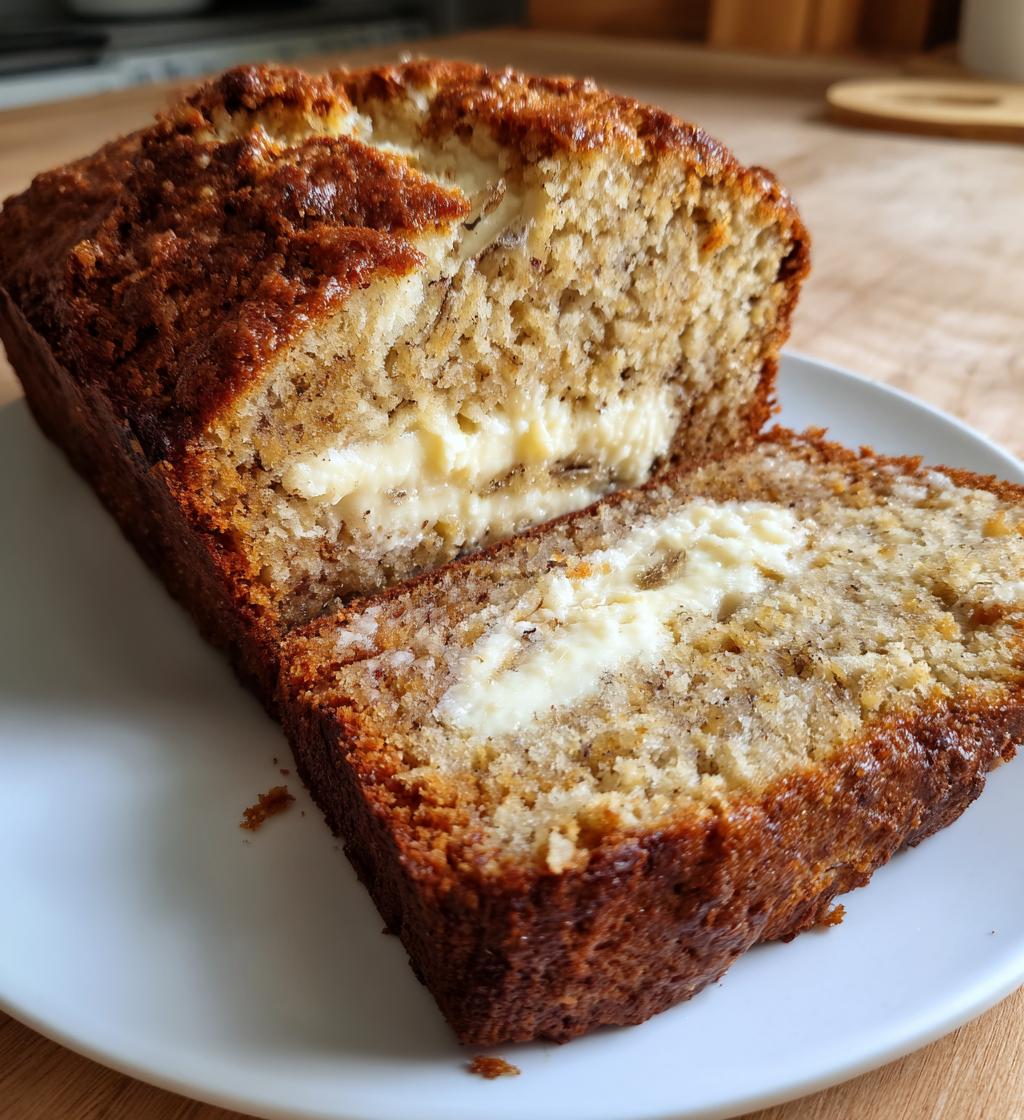 cream cheese banana bread