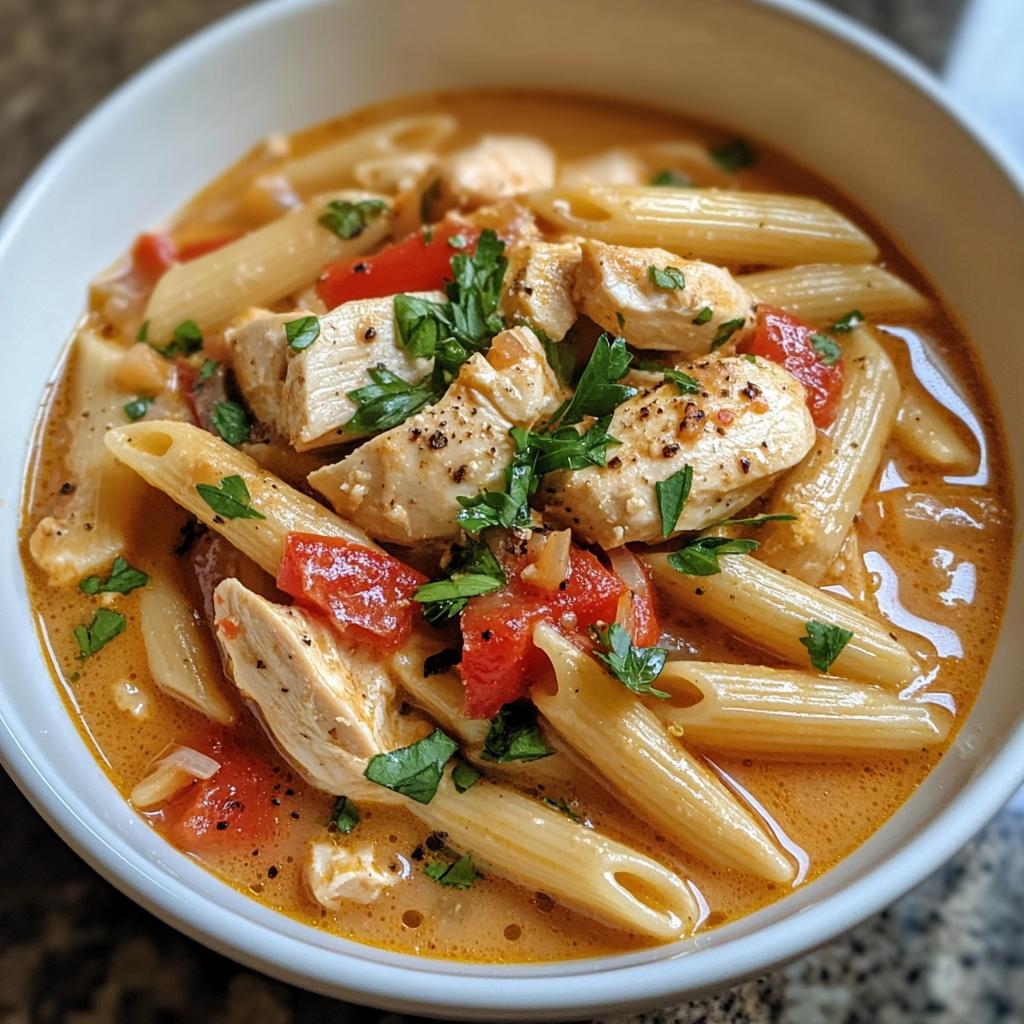 creamy cajun chicken pasta soup