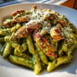 creamy chicken pesto pasta