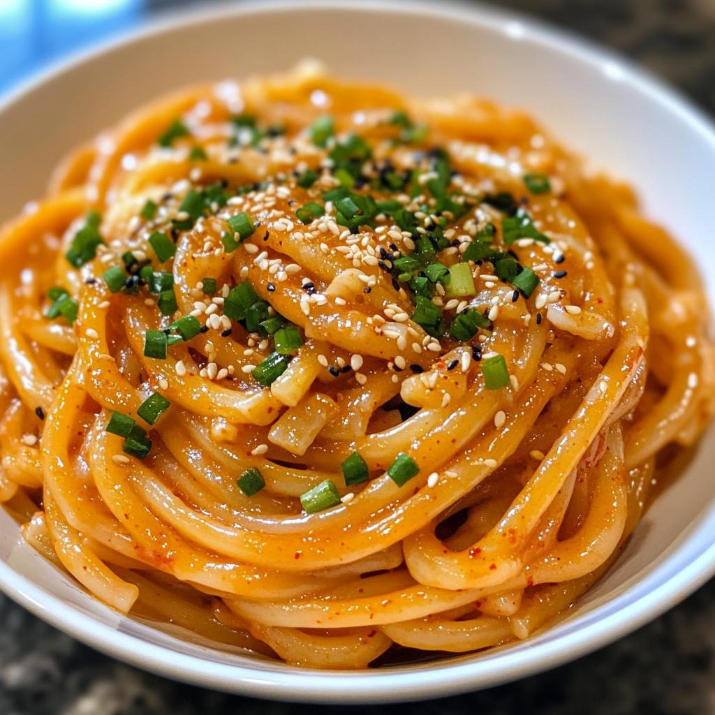 creamy gochujang pasta
