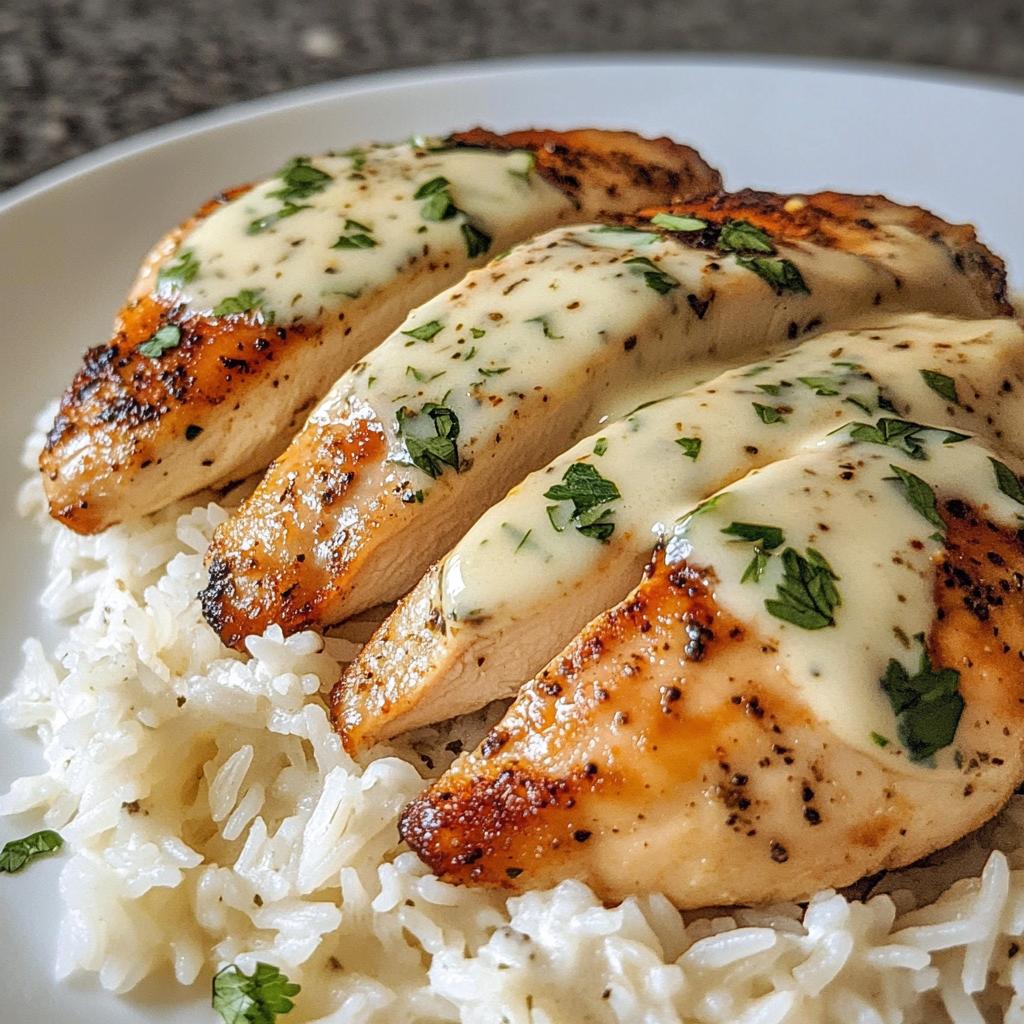 creamy herb chicken basmati rice