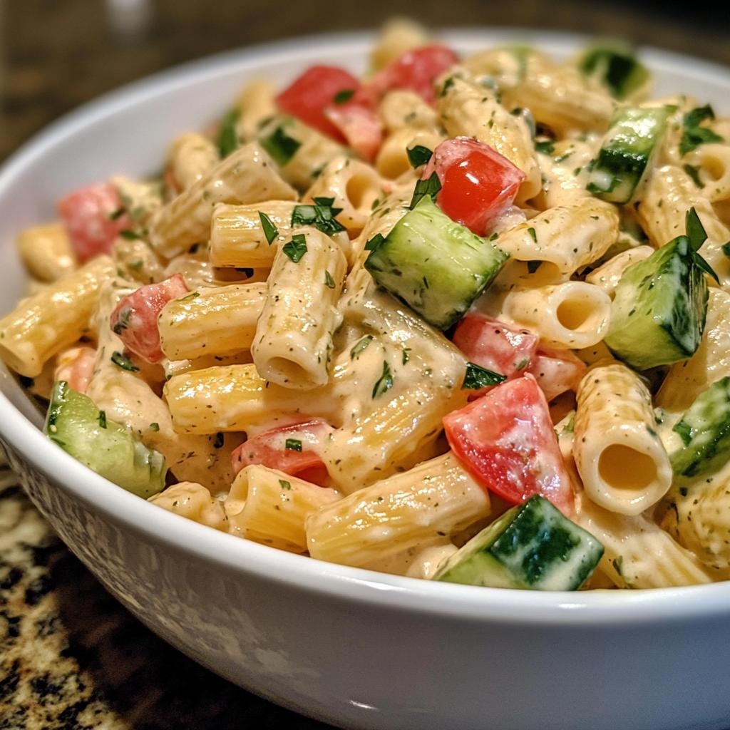 creamy pasta salad