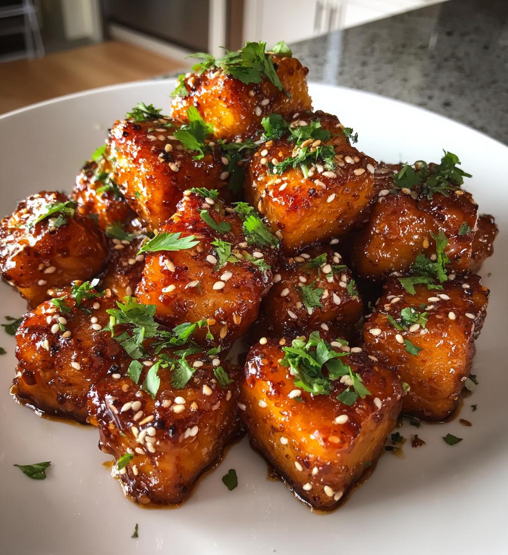 crispy bang bang salmon bites