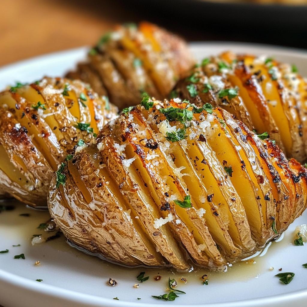crispy hasselback potatoes