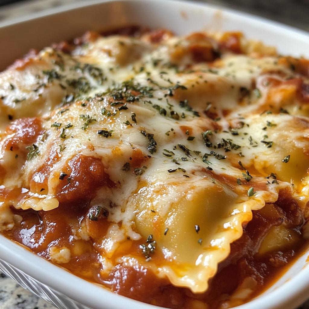 crockpot ravioli lasagna