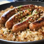 delicious sausage and rice