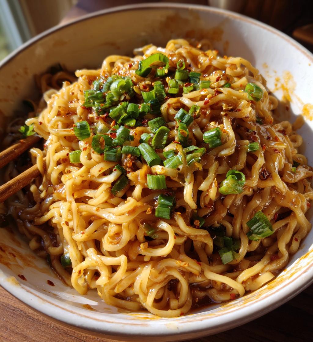easy saucy ramen noodles - detail 1