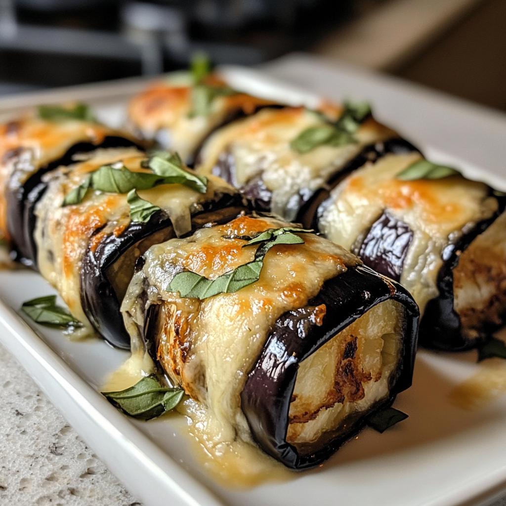 eggplant appetizers roll ups - detail 1