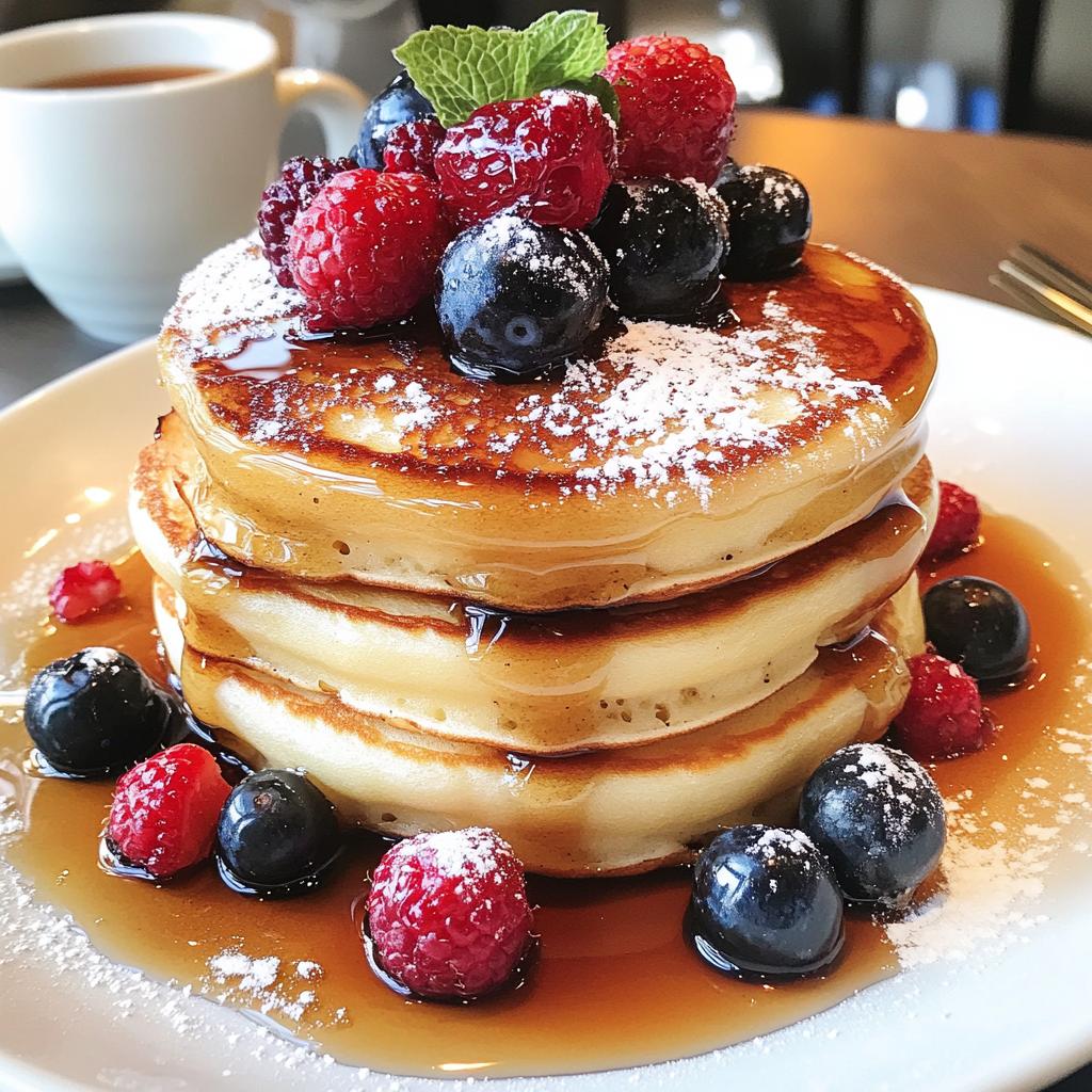 fluffy japanese souffle pancakes