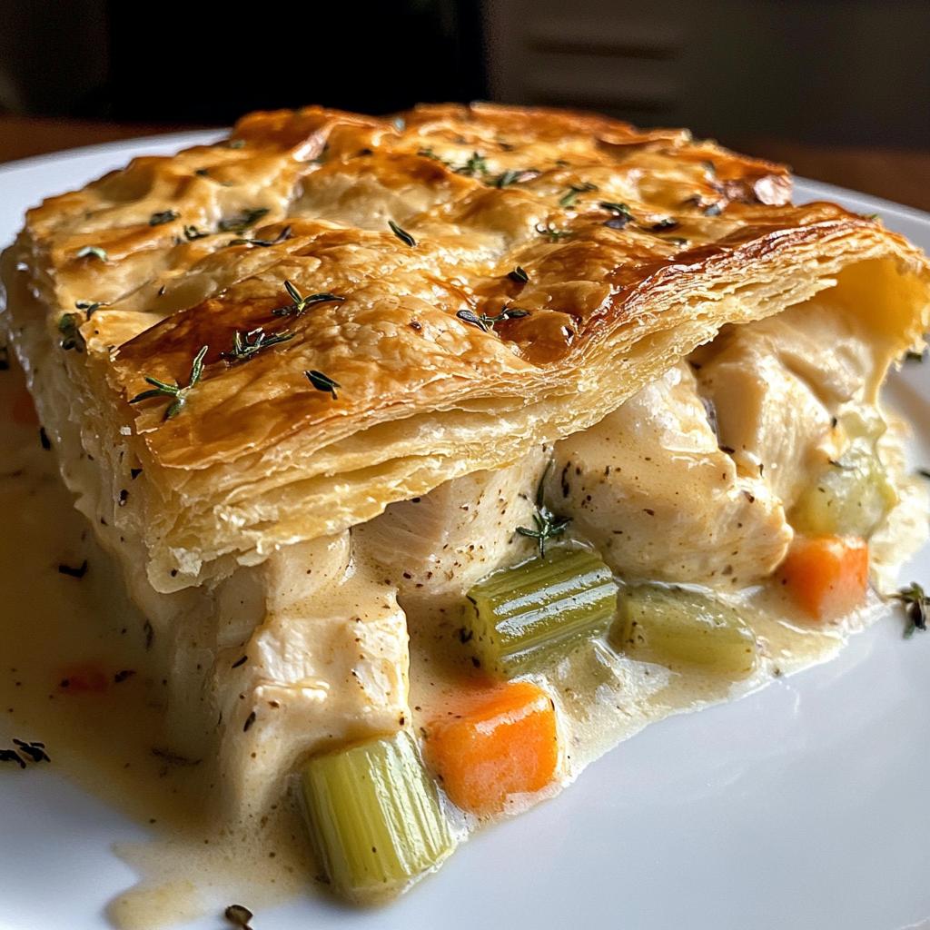french inspired chicken pot pie