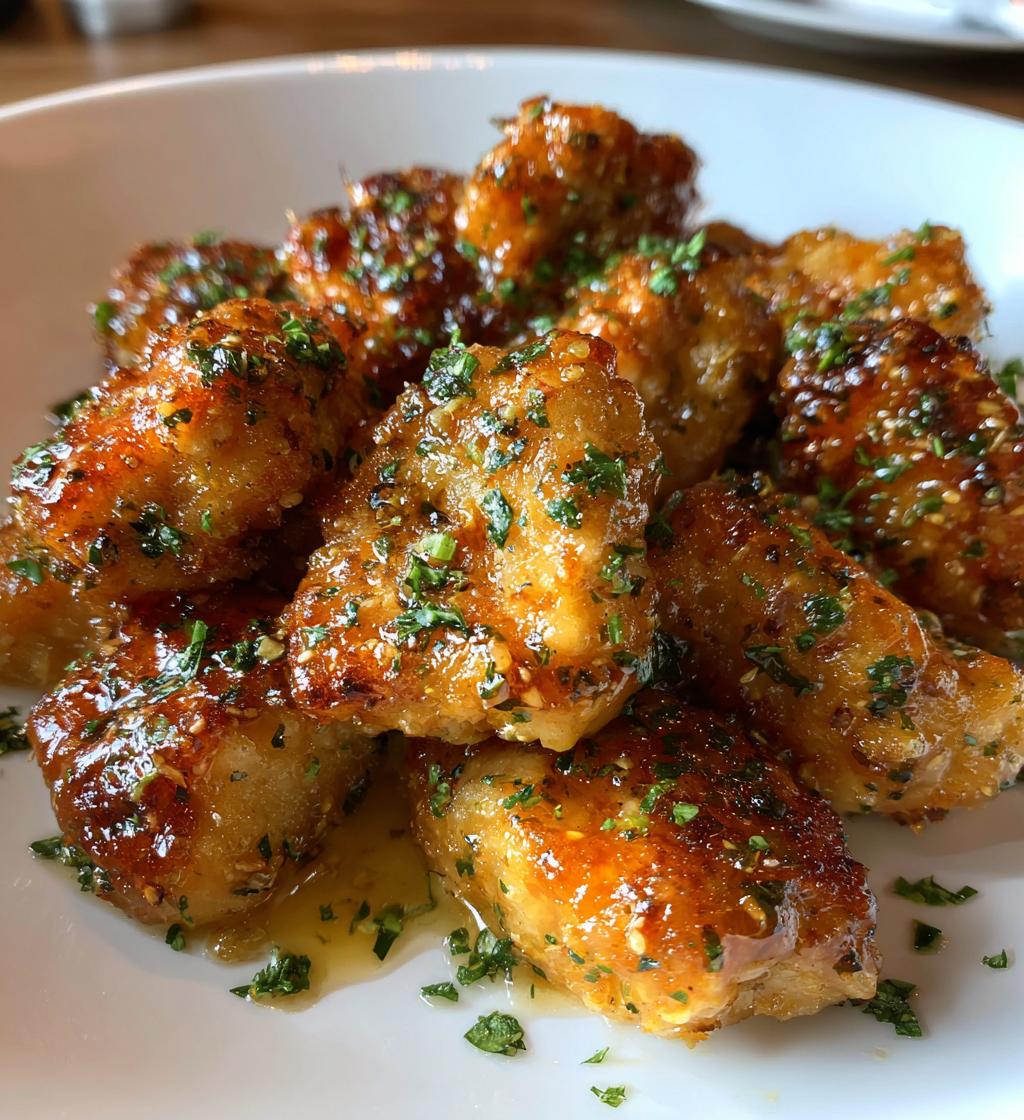 garlic butter chicken bites