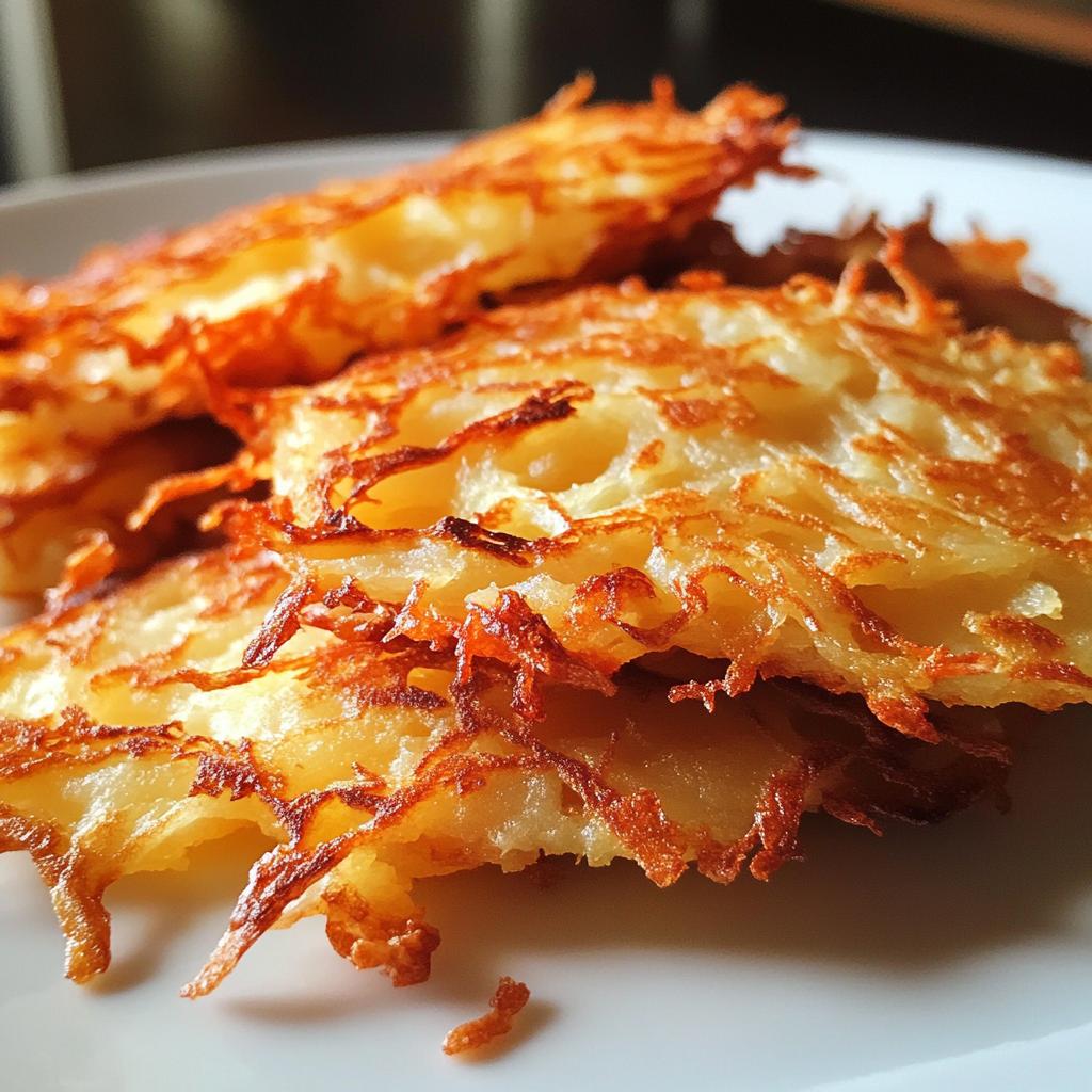 german potato pancakes - detail 1