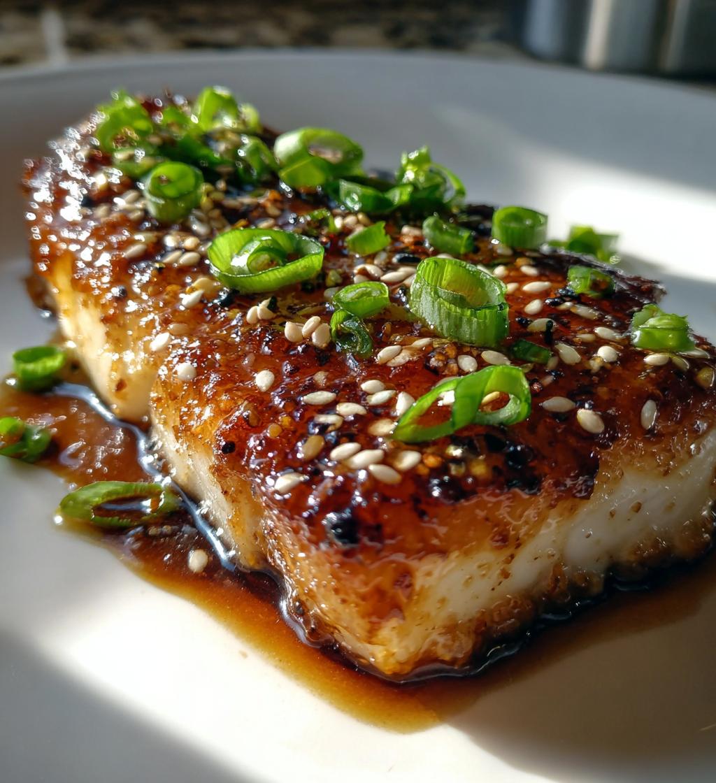 ginger soy glazed cod