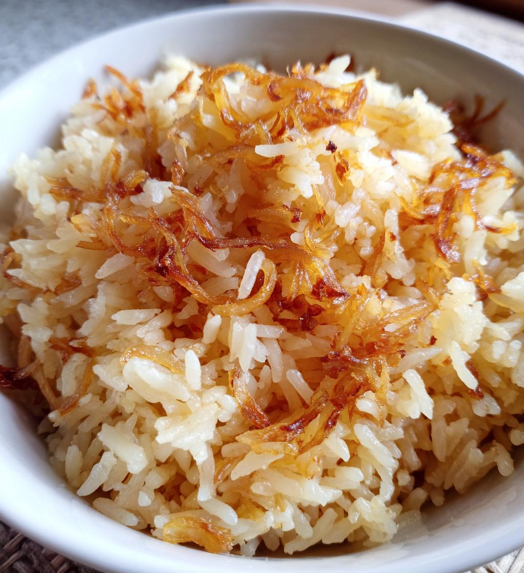 golden onion butter rice