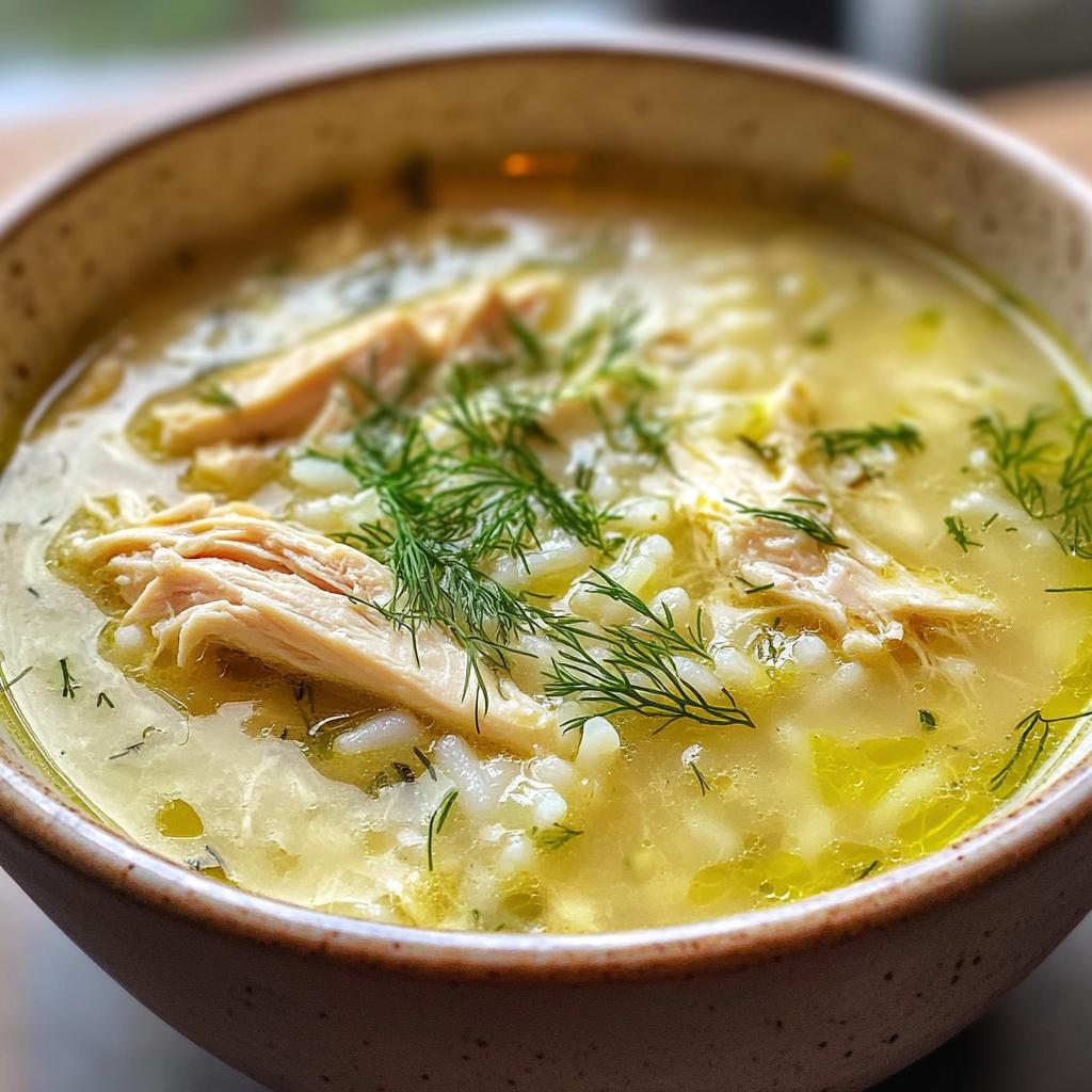 greek lemon chicken soup