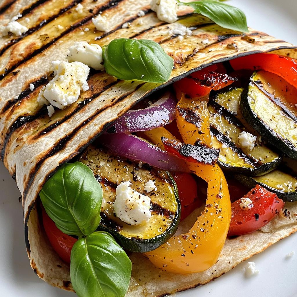 grilled veggie wraps