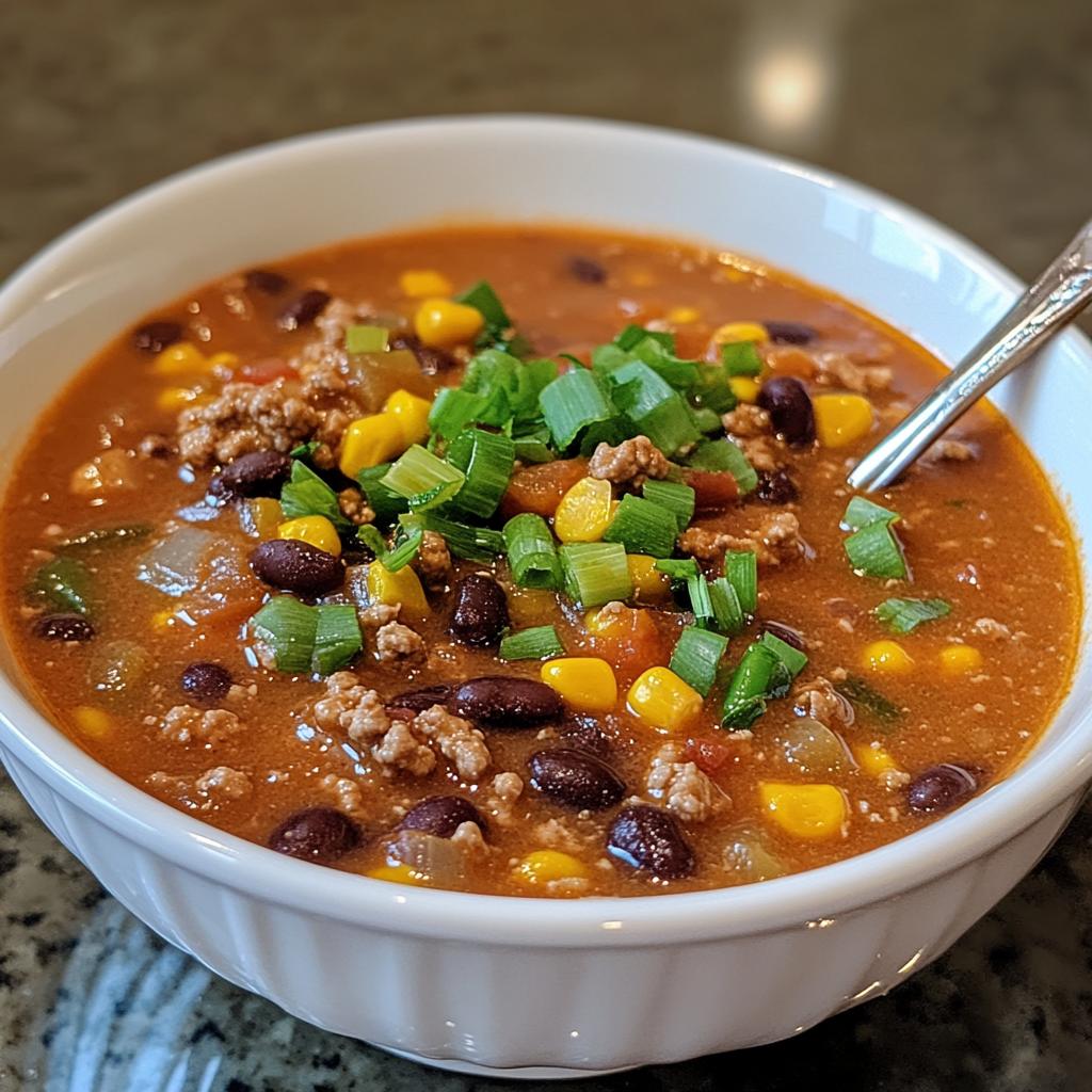 ground beef enchilada soup