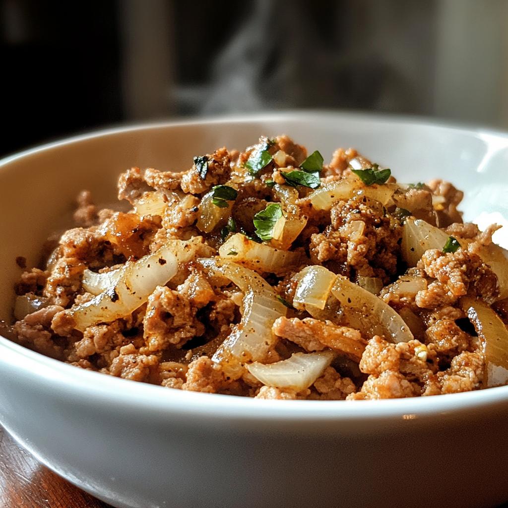 ground turkey - detail 1