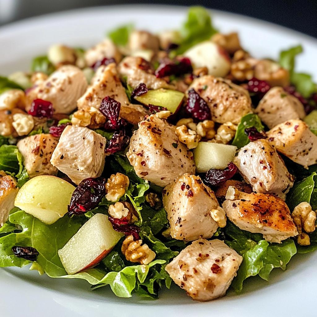 harvest chicken salad with maple dijon dressing recipe