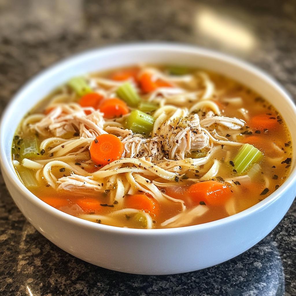 healing chicken noodle soup
