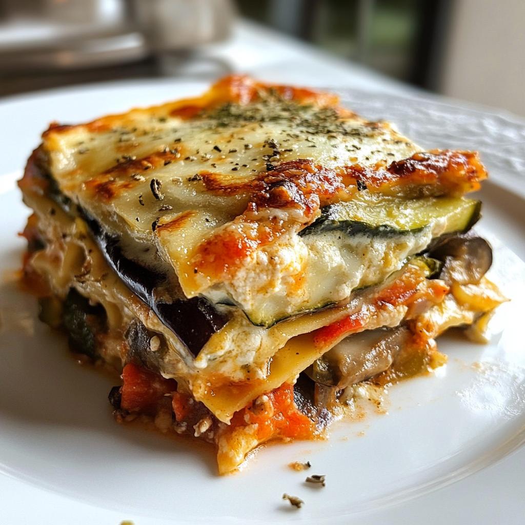 hearty baked italian vegetable lasagna
