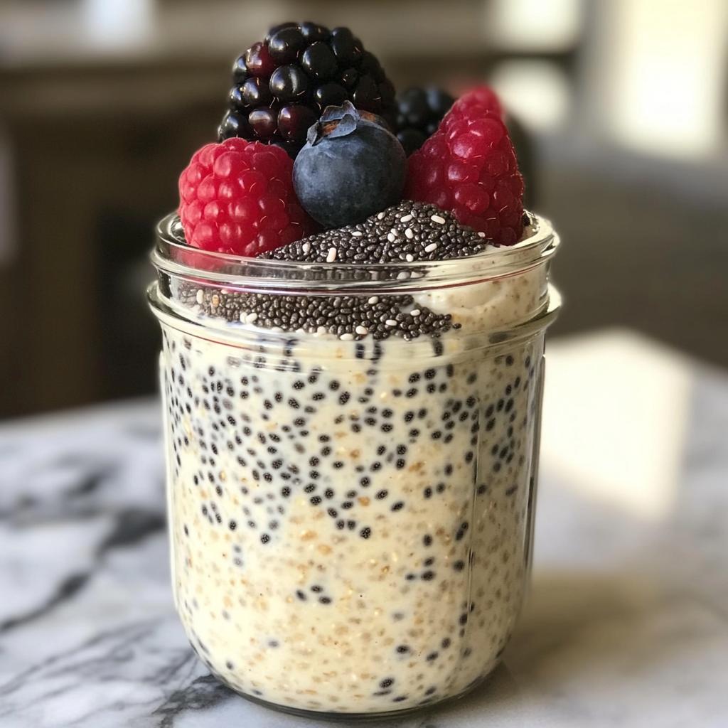 high protein overnight oats