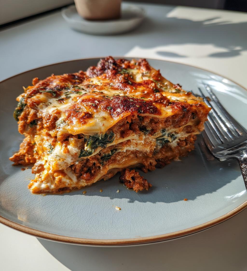 high protein vegan lasagna