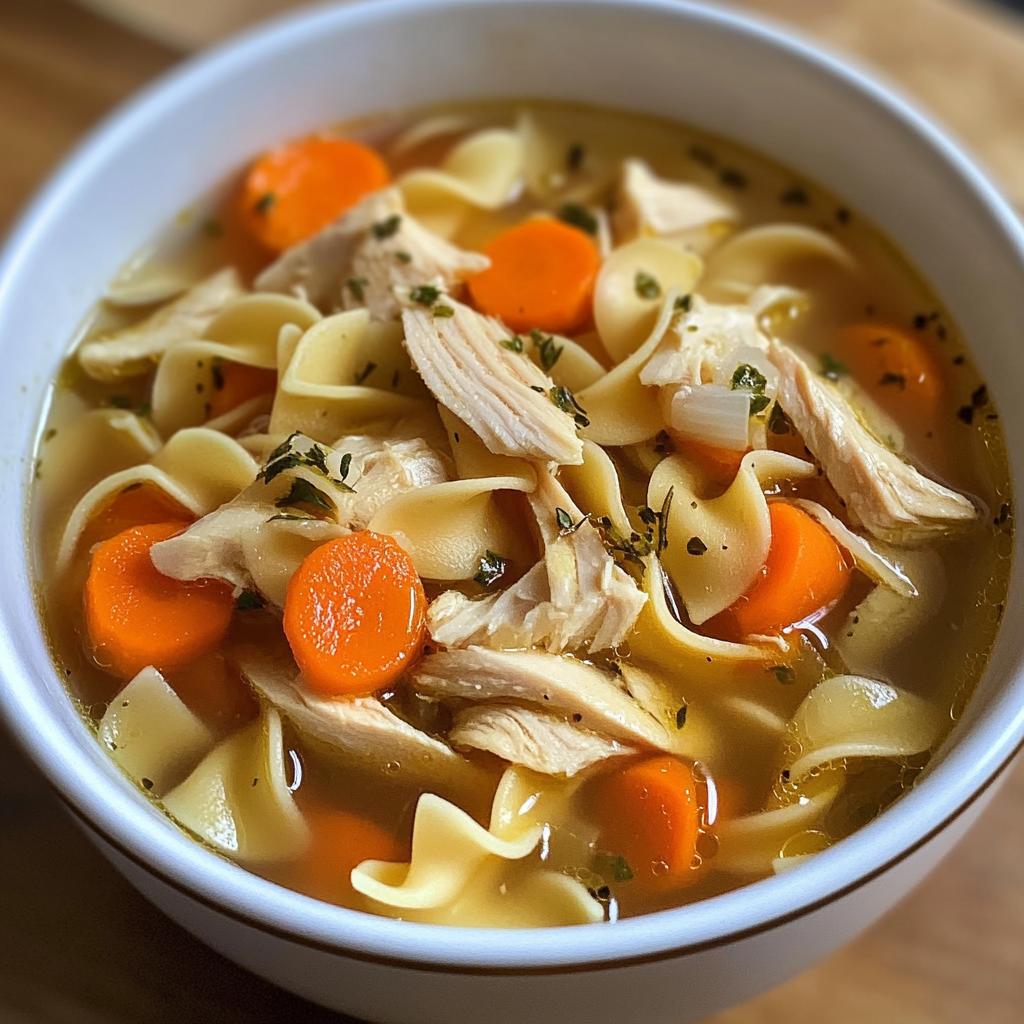 homemade chicken noodle