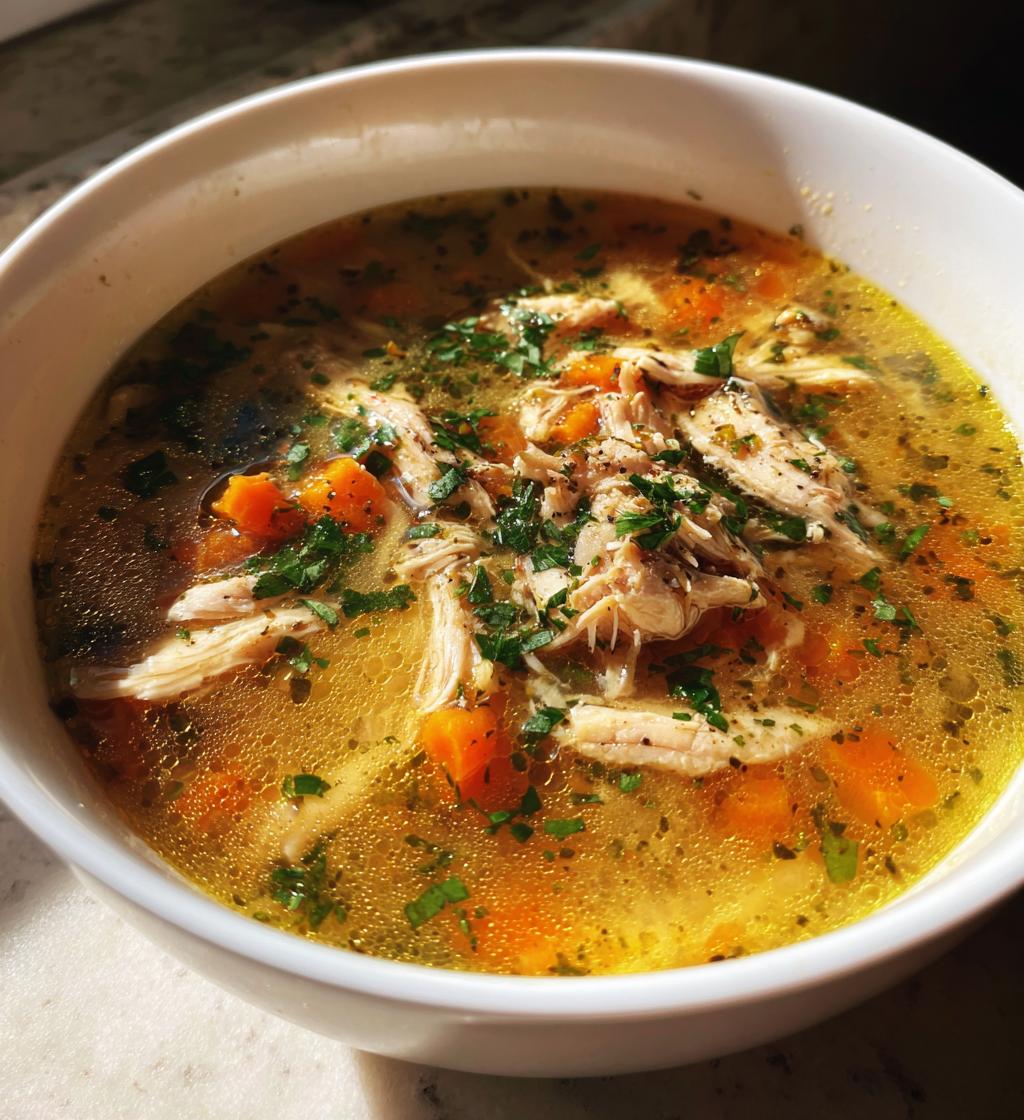 homemade chicken soup recipe - detail 1