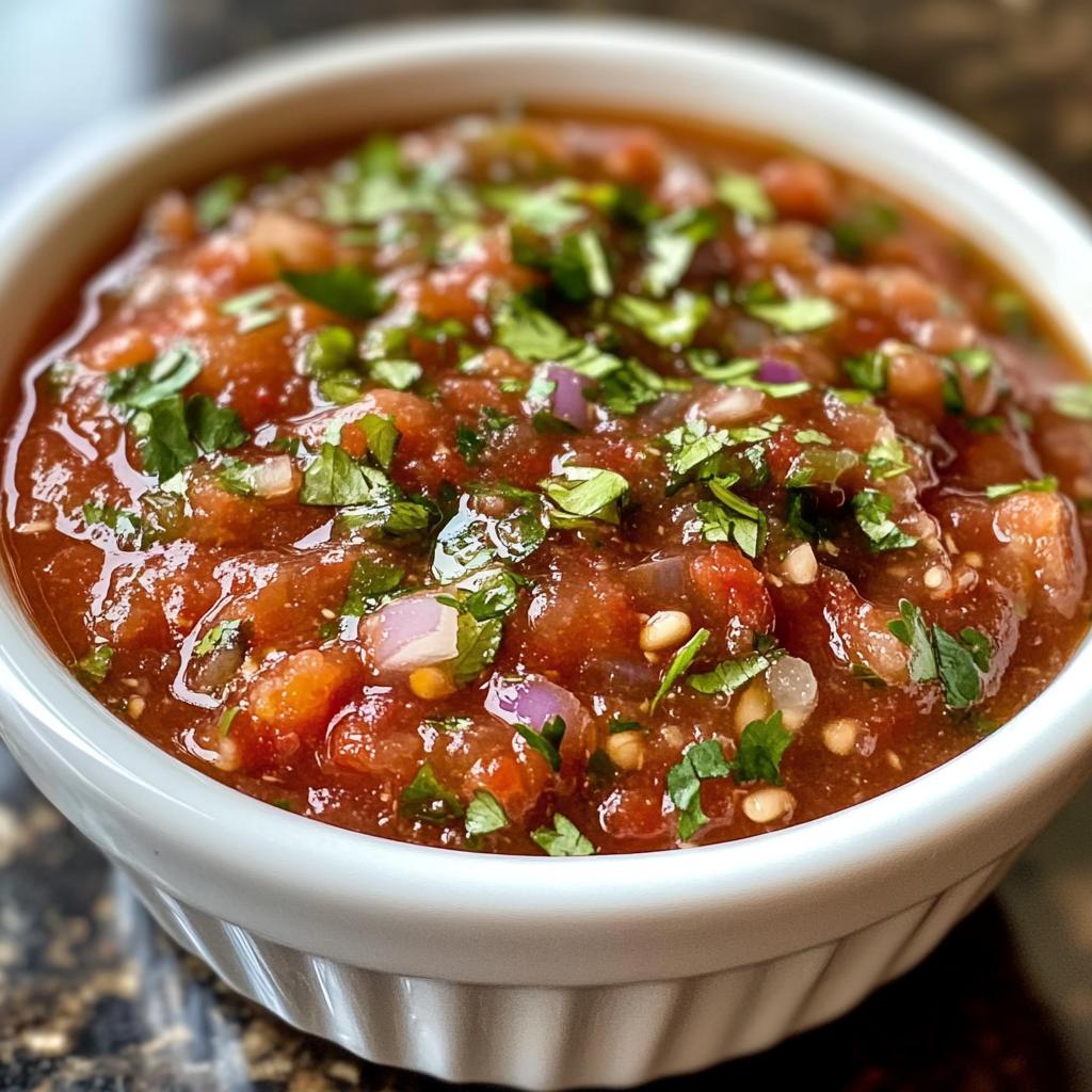 homemade salsa