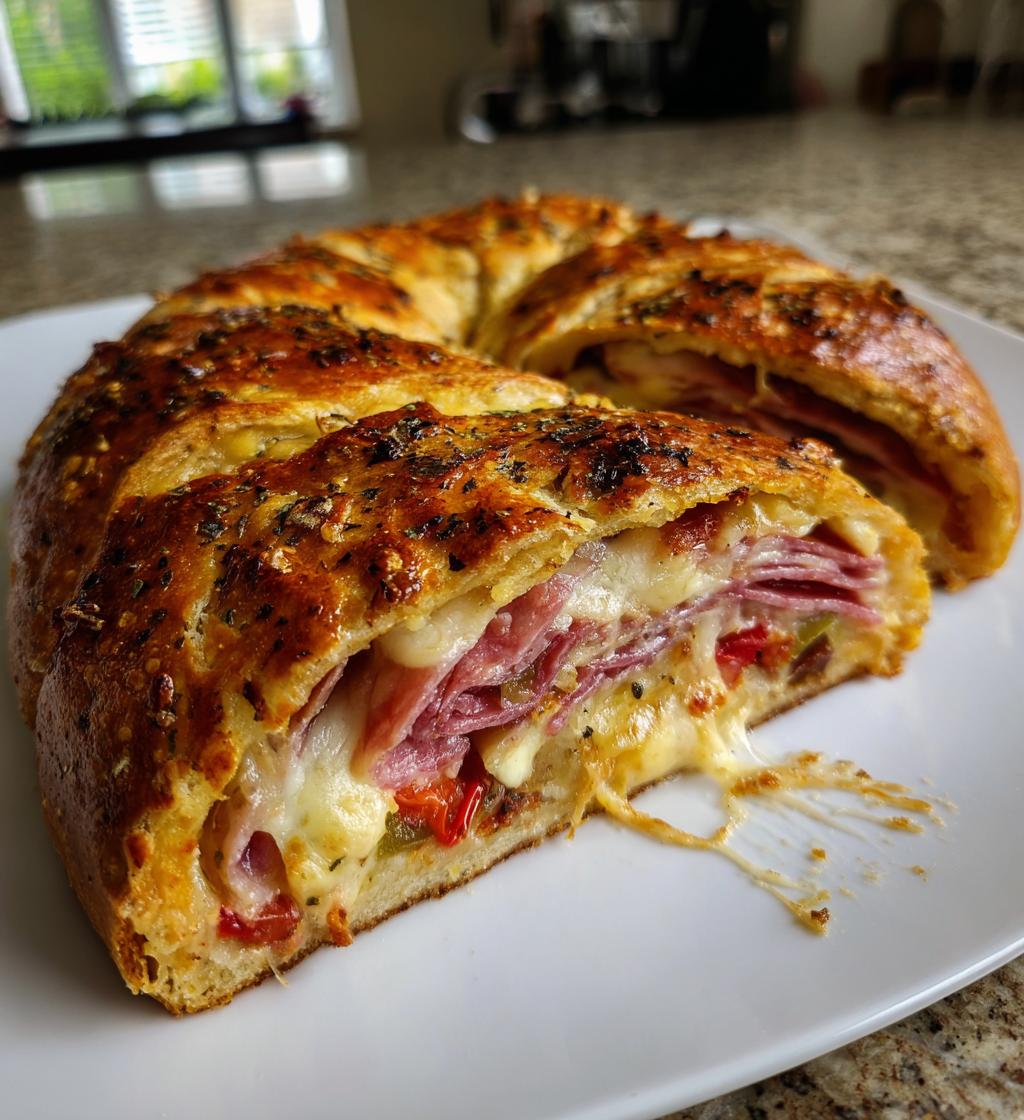 homemade stromboli