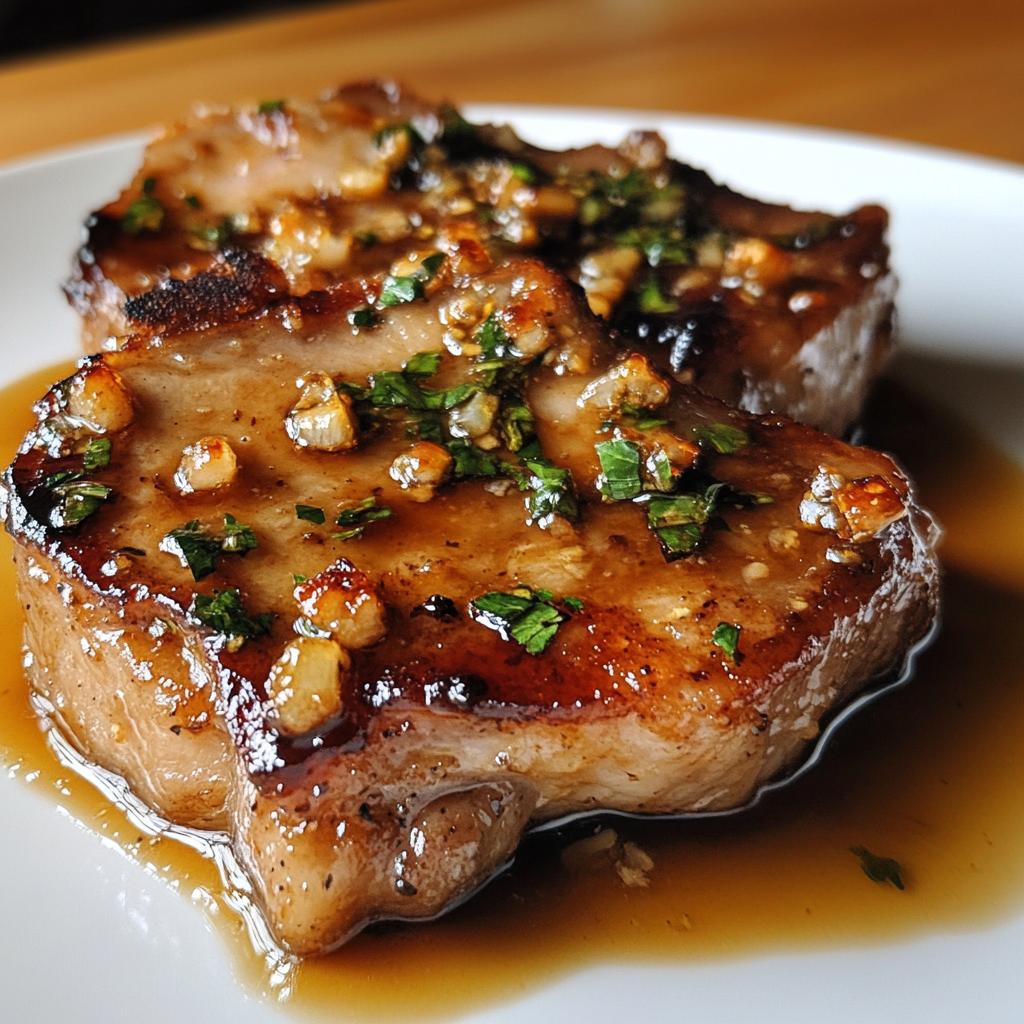 honey garlic pork chops