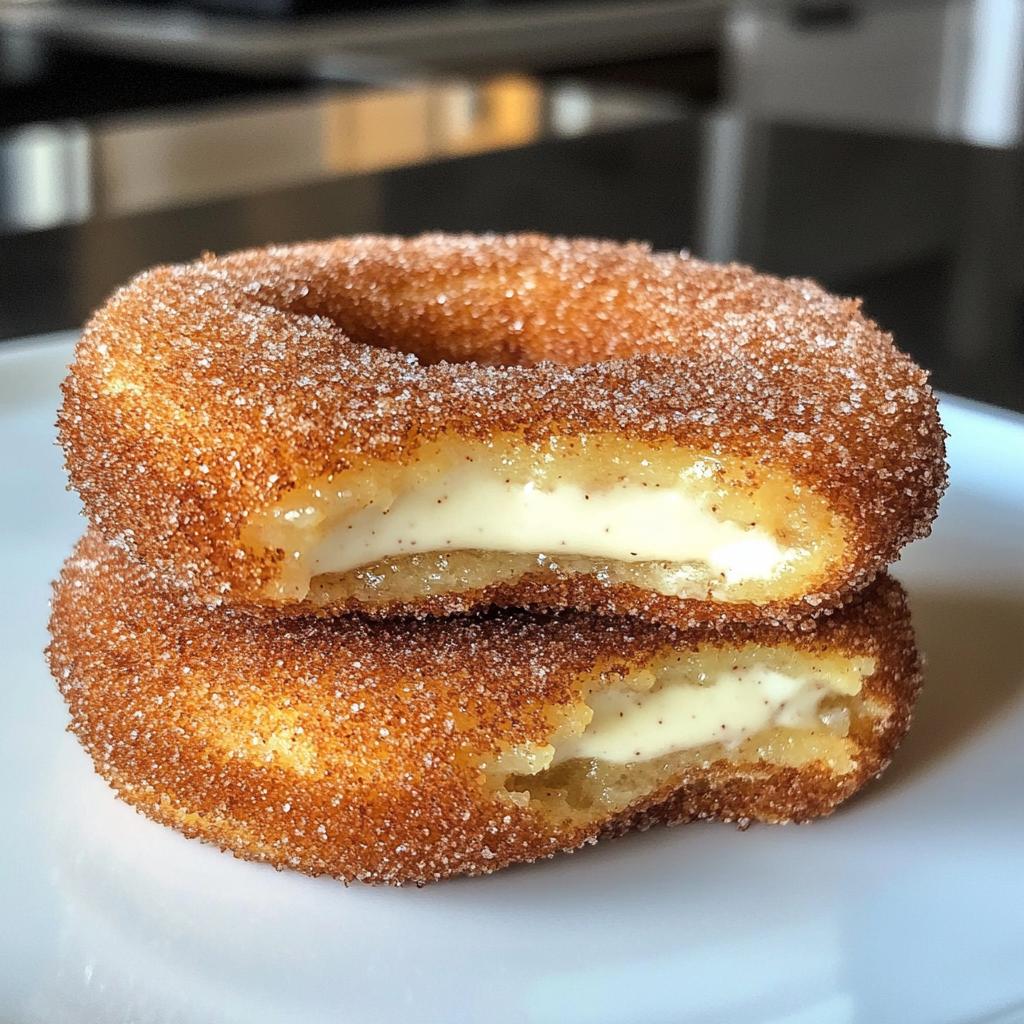 irresistible churro cheesecake donut cookies with cinnamon sugar