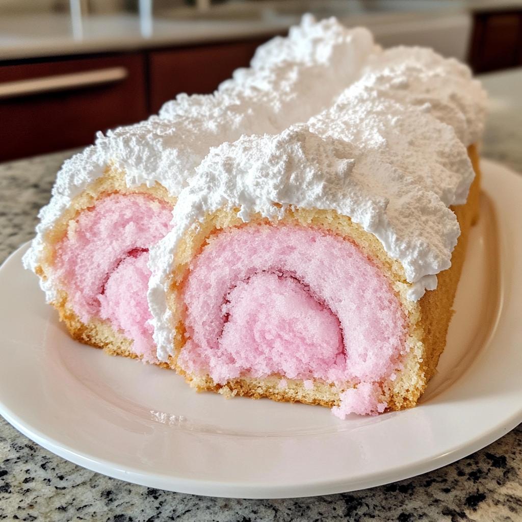 japanese cotton candy swiss cake roll