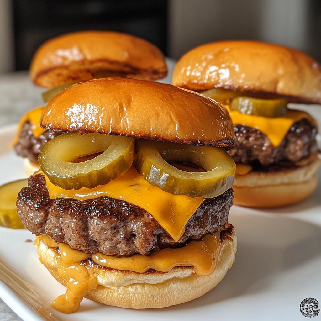 juicy cheeseburger sliders