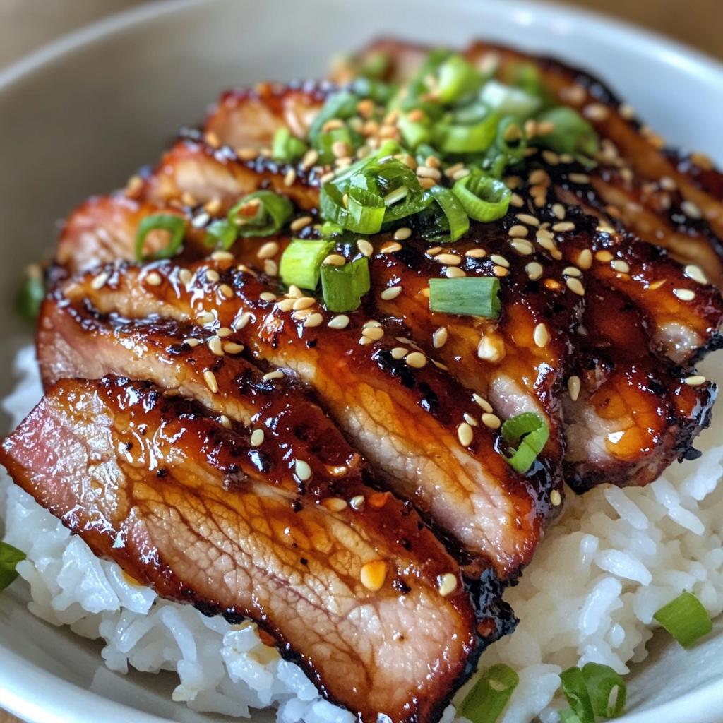 korean spicy pork bowls